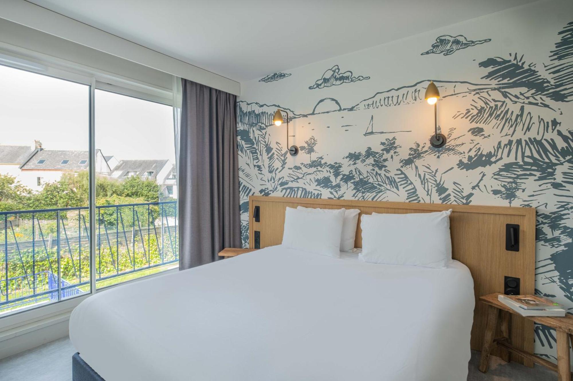Hotel L'Escale Marine, The Originals Relais Crozon Esterno foto